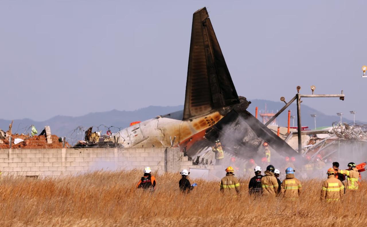 Plane crash south korea today